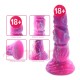 El Yapımı 6 Değişik Kabartmalı ve Desenli Tahrik Artırıcı Canavar Dildo Monster