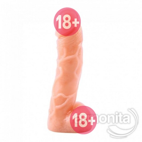 Realistik Damarlı Yüzey Testisli Penis 