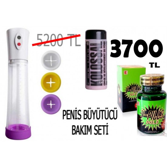 Penis bakım ve büyütme seti Penis bakım ve büyütme seti