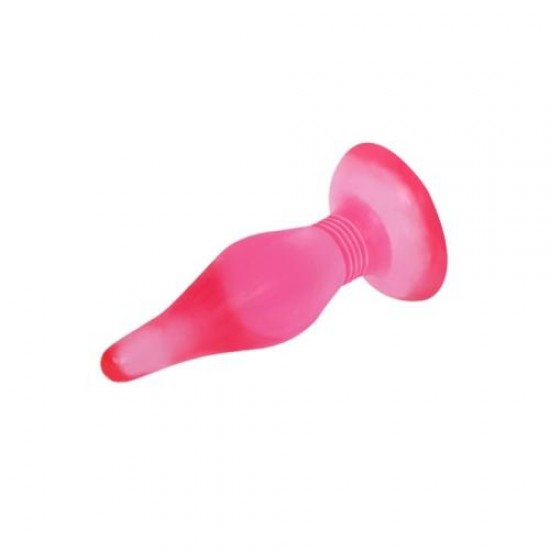14,5 cm Vantuzlu Jel Anal Alıştırıcı Plug 14,5 cm Vantuzlu Jel Anal Alıştırıcı Plug