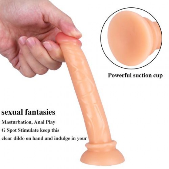 15CM Testissiz Gerçekçi Anal Dildo 15CM Testissiz Gerçekçi Anal Dildo