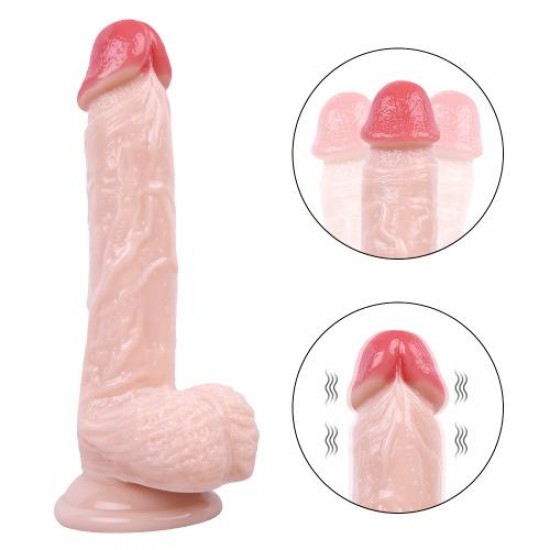 21CM Gerçekçi Dildo Yapay Penis Titreşimli 21CM Gerçekçi Dildo Yapay Penis Titreşimli
