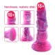 El Yapımı 6 Değişik Kabartmalı ve Desenli Tahrik Artırıcı Canavar Dildo Monster