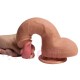 Çift Katmanlı Ultra Yumuşak Dokulu Anal Vajinal Realistik Dildo​
