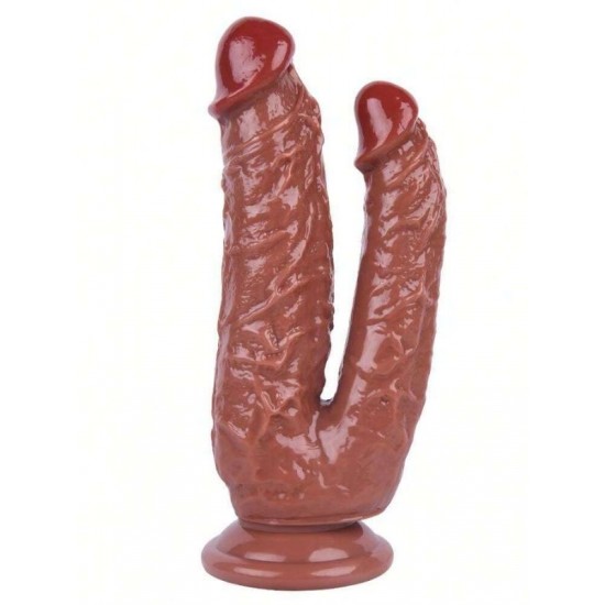 Noctis 19cm Kahverengi Çiftli Dildo Noctis 19cm Kahverengi Çiftli Dildo