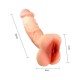 Vajina Girişli Dolgulu Realistik Penis Kılıfı Masturbatör 20CM