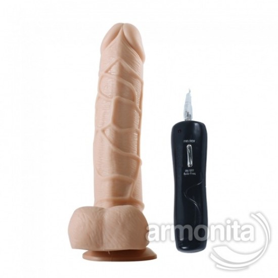 Titreşimli Dönerbaşlı Super Man Realistik Penis