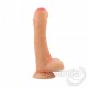 Sünnetsiz Esnek Vantuzlu Realistik Dildo 