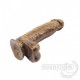 Esnek Gold Latin Vantuzlu Realistik Dildo