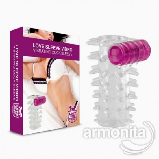 Titreşimli Şeffaf Penis Kılıfı