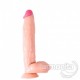 Realistik Vantuz Tabanlı Uzun Penis 