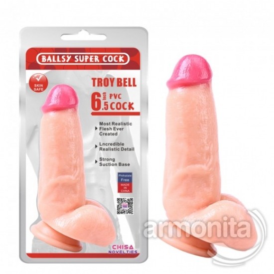Klasik Doğal Vantuz Tabanlı Realistik Penis 