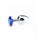 Mor Taşlı Metal Anal Plug Large
