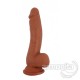 Ekstra Yumuşak Latin Realistik Vantuzlu Dildo