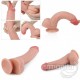 Çift Katmanlı Damarlı Yüzey Realistik Dildo