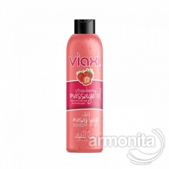 Viaxi Masaj Yağı Çilek Aromalı 177 ml.
